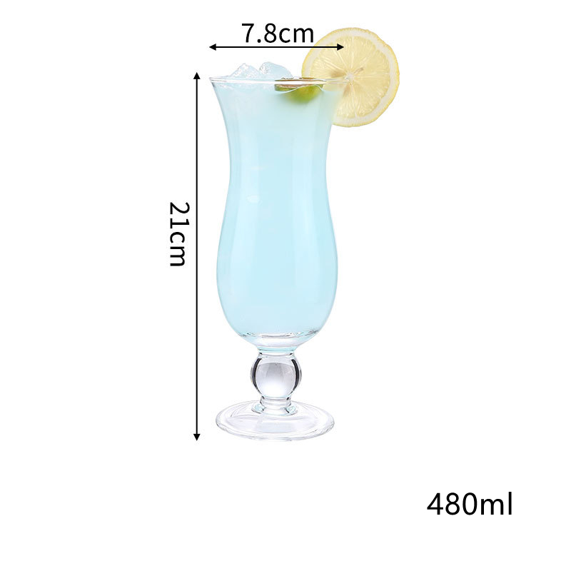 Fancy Nordic 480ml Beverage Iced Drinking Glasses 