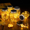 Waterproof Mason Jar Style LED Garden Lights Festival Decoration