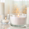 Large Handmade Soy Scented Candles with Clear Candle Jar