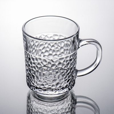 8oz Water Glass Beverage Milk Coffee Cups Glass Drinkware
