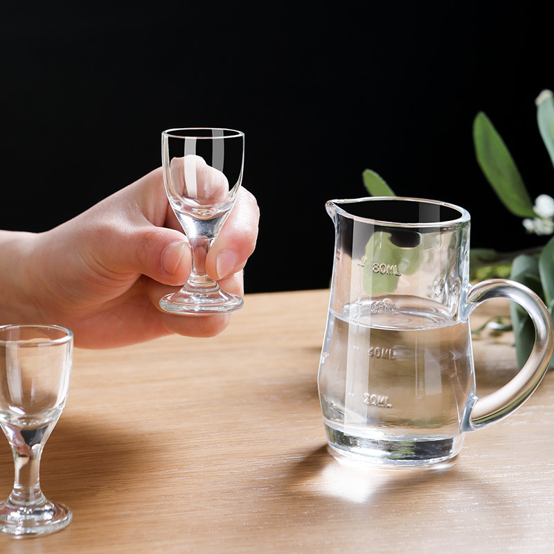 5oz Shot Glasses Crystal Glass Pitcher For Liquor Spirits