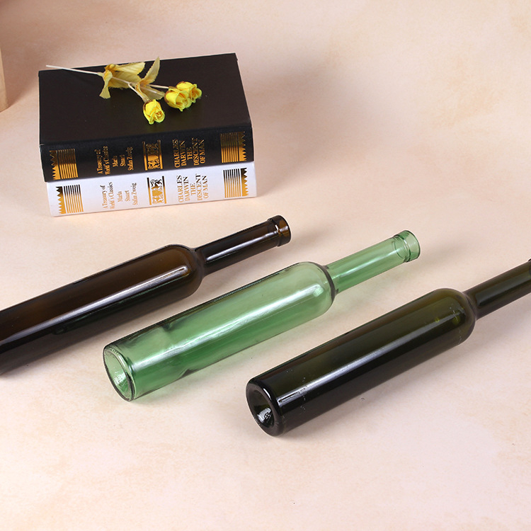 200ml 375ml Slim Glass Wine Bottles in Different Colors Buy glass