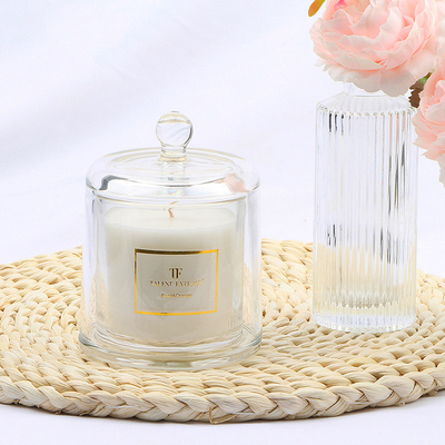 High Quality Luxury Nordic Scented Candles with Glass Bell Lid